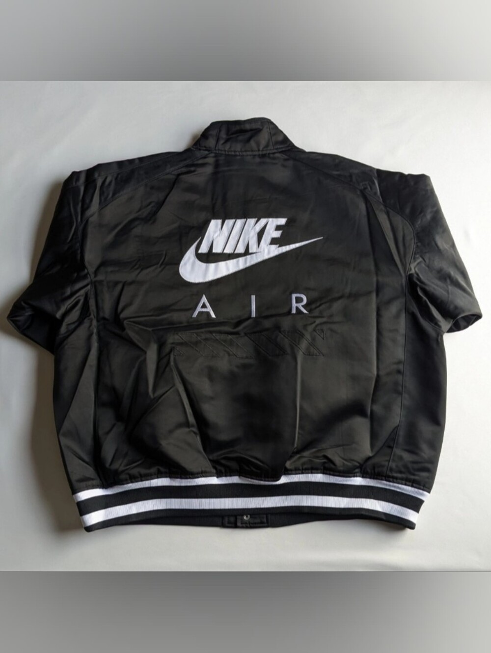 Nike Air Varsity Bomber Therma FIT Jacket Oversized Black Mens Size S HJ0301-010